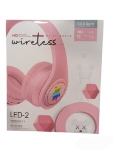 Auricular bluetooth grande con luz