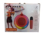 parlante bluetooth con microfono y luz