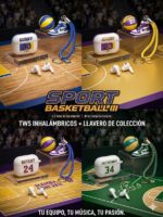 Set auriculares y llavero