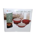 Set de ollas de hierro 4 pcs