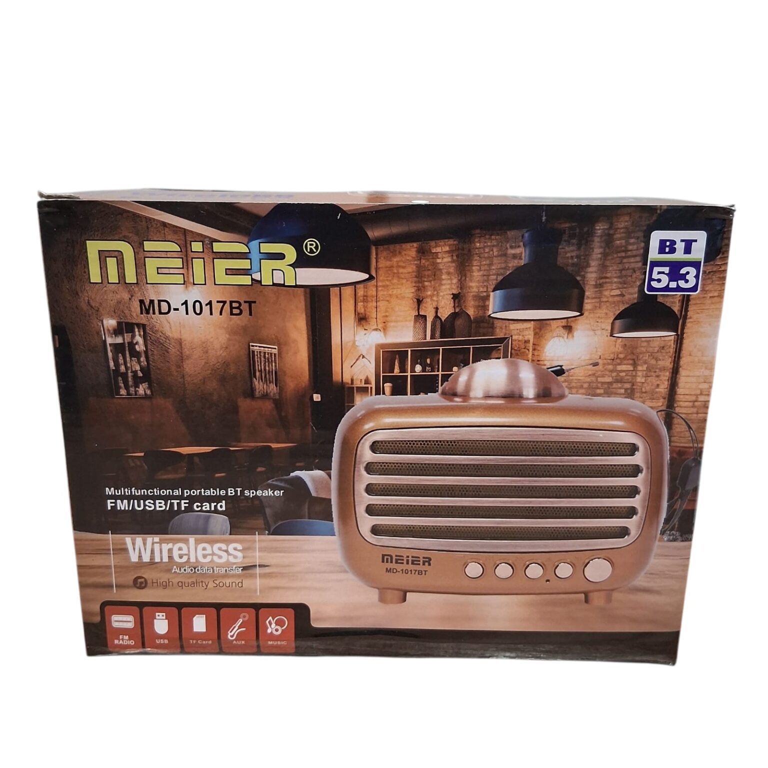 Parlante bluetooth vintage - Imagen 2