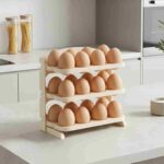 Huevera Plegable Organizador de Huevos Plastico