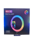 Aro de luz LED RGB 36cm