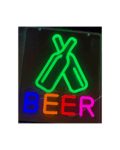 Cartel Neon Beer 30x25cm