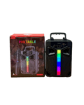Parlante Bluetooth 4” + Micrófono + Luces intercambiables