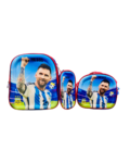 Mochila 12" + Lunchera + Cartuchera - Messi