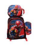 Mochila 16" + cartuchera + lunchera