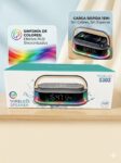 Parlante Bluetooth + Velador con carga inalambrica de celular