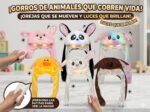 Gorro levanta orejas con luz