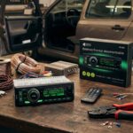 Stereo para Auto Frente Desmontable Bluetooth USB