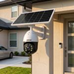 Camara de Seguridad WiFi Solar Jortan Exterior Impermeable HD 1080P