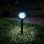 Estaca Solar Luz Fría LED Exterior Jardín