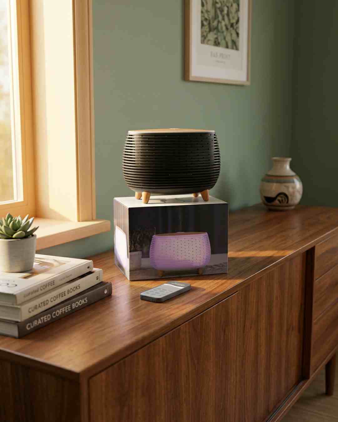 230 Humidificador Control Remoto Cascada LED - Imagen 1