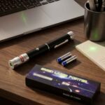 Puntero Laser Verde Profesional A Pila Con Llave De Seguridad