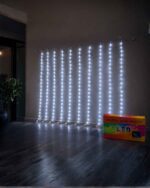 Cortina De Luces Led 3x2 Metros Decoracion Calida Fria Navidad Coorporativo