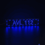 Cartel LED Programable Azul 24223-1