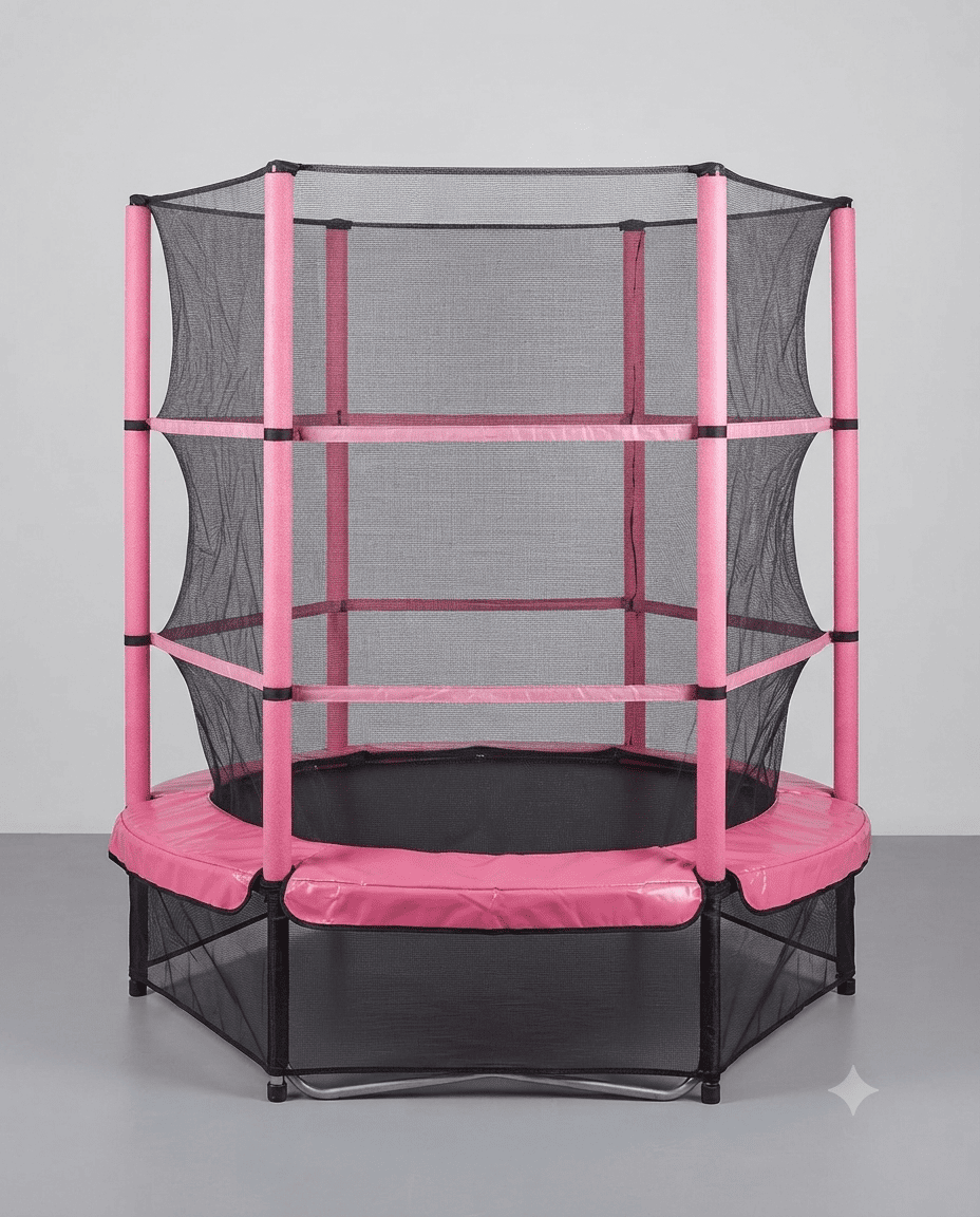 Gemini_Generated_Image_lqsa88lqsa88lqsa Saltarin Cama Elastica 140 Cm Red De Proteccion BJ03 - Imagen 1