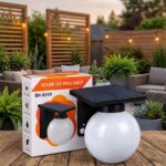 Aplique Solar LED Globo con Sensor de Movimiento BK-8519