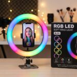 Aro de Luz LED RGB 26 cm con 10 Niveles de Brillo