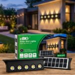 Aplique Solar de Pared Bifocal X10 Luz Fría y Cálida