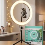 Aro de Luz LED 30 cm QX-300 con Soporte para Celular