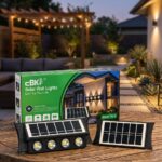 Aplique Solar de Pared Bifocal X8 Luz Fría y Cálida cBK BK-8