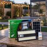 Aplique Solar LED Doble Panel Luz Fría con Sensor cBK BK-10R