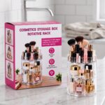 Organizador de Cosméticos Giratorio 360 Acrílico Transparente
