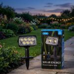 Estaca Solar LED Luz Cálida para Jardín o Pared