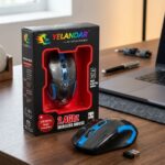 Mouse Inalámbrico Gamer 2.4 GHz Yelandar 1600-3200 DPI a Pilas