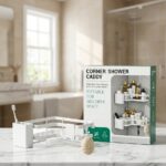 Esquinero de Ducha Organizador de Baño Negro o Blanco