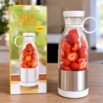 Botella Batidora Portátil Recargable 420 ml con 6 Cuchillas