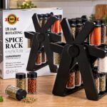 Especiero Giratorio con 18 Frascos Organizador de Especias