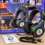 Auriculares Gamer con Cable y Luces LED Yelandar G2