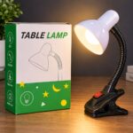 Lámpara de Escritorio con Pinza y Brazo Flexible E27