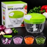 Picador de Verduras Manual a Cuerda Easy Spin Cutter