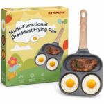 Sartén Multifuncional 3 en 1 para Desayunos con Grill