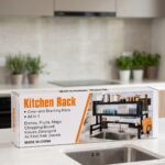 Escurridor Sobre Bacha 85 cm con Tapa y Organizador de Cocina