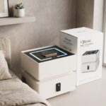 Mesa de Luz Inteligente con Parlante Bluetooth y Carga Inalámbrica