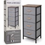 Cajonera Organizadora de 4 Cajones de Tela con Tapa YP-803