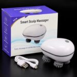 Masajeador Capilar Eléctrico Recargable USB Resistente al Agua