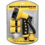 Set de Riego Pistola Multichorro con Acoples y Adaptador