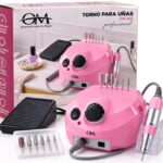 Torno para Uñas Profesional 35000 RPM con Pedal OM DM-205